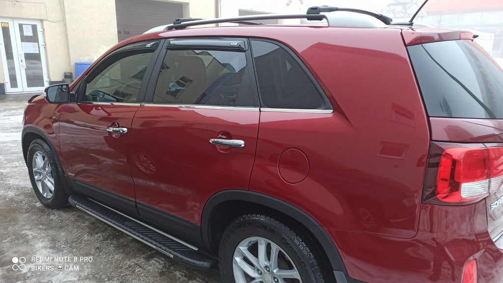 Side sills Bosphorus Grey (2 pieces, aluminum) for Kia Sorento II XM 2009-2014 - image 8