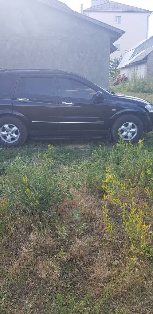 Side Steps Allmond Black (2 pcs, Aluminum) for SsangYong Kyron 2005-2014 - image 3