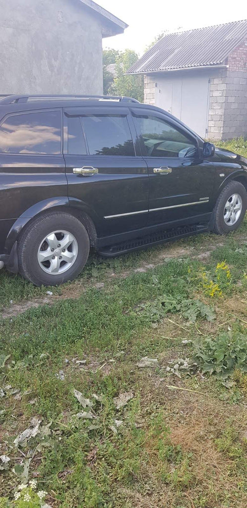 Side Steps Allmond Black (2 pcs, Aluminum) for SsangYong Kyron 2005-2014 - image 4