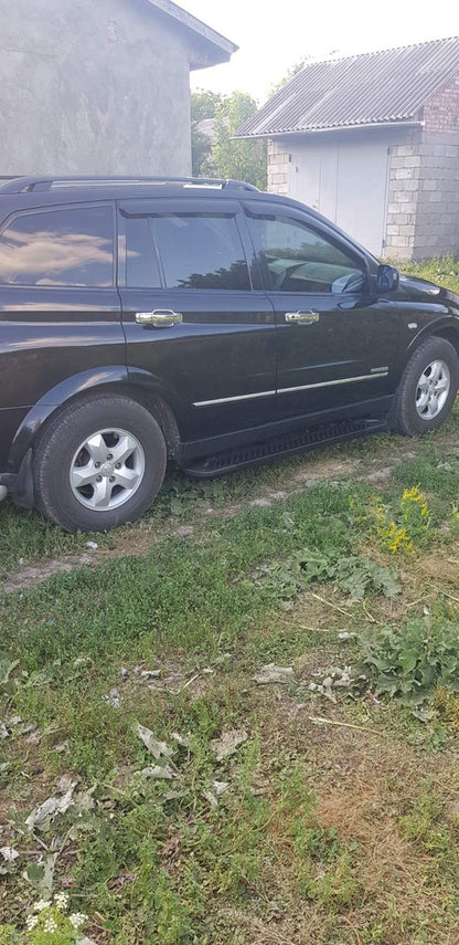 Side Steps Allmond Black (2 pcs, Aluminum) for SsangYong Kyron 2005-2014 - image 4