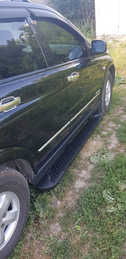 Side Steps Allmond Black (2 pcs, Aluminum) for SsangYong Kyron 2005-2014 - image 6