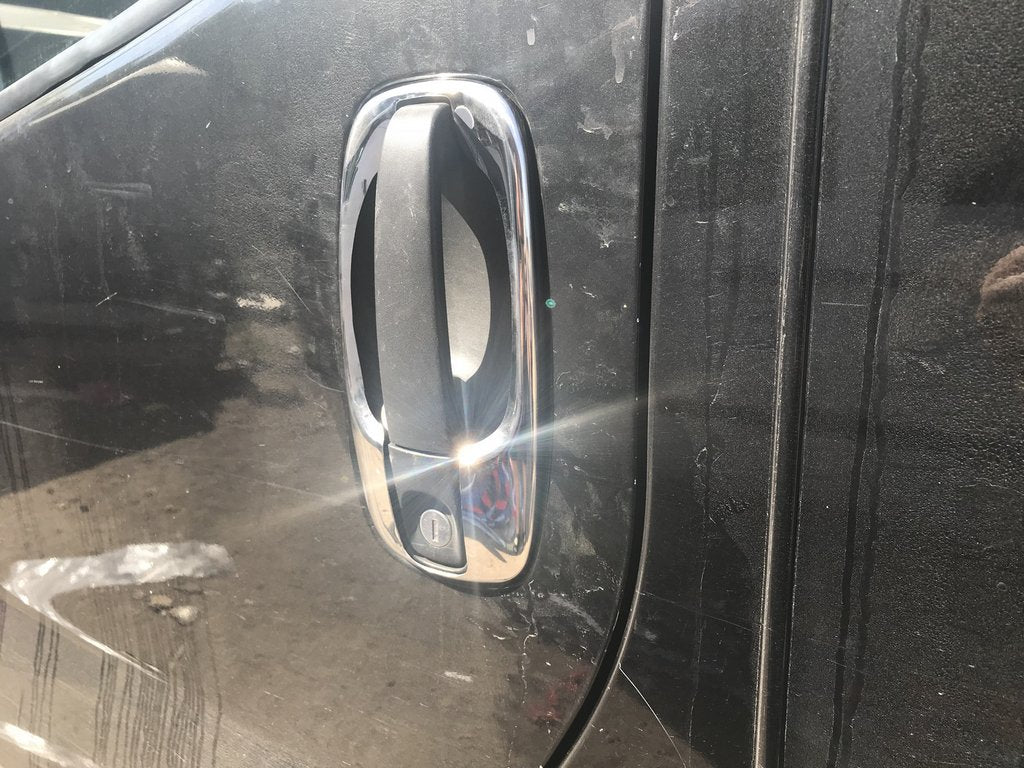 Door handle trims (4 pcs, stainless steel) for Renault Trafic 2001-2015 - image 5