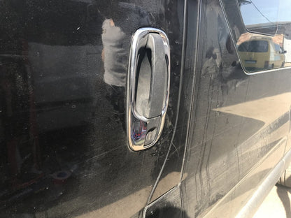 Door handle trims (4 pcs, stainless steel) for Opel Vivaro 2001-2015 - image 5