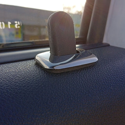 Interior button covers (4 pcs, stainless steel) for Dacia Duster 2008-2018 - image 2