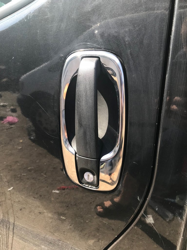 Door handle trims (4 pcs, stainless steel) for Renault Trafic 2001-2015 - image 6