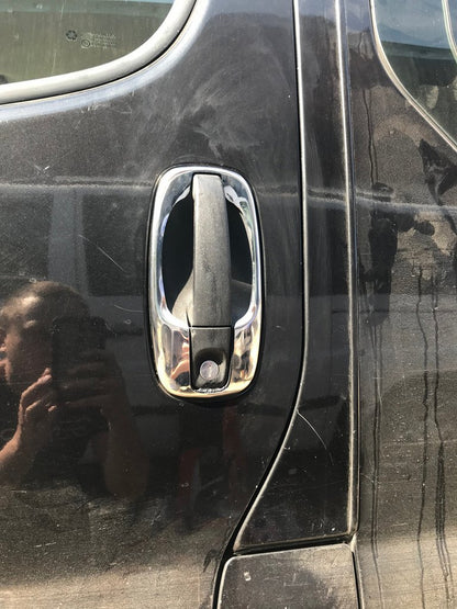 Door handle trims (4 pcs, stainless steel) for Opel Vivaro 2001-2015 - image 7