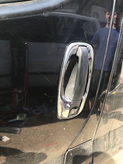 Door handle trims (4 pcs, stainless steel) for Renault Trafic 2001-2015 - image 7