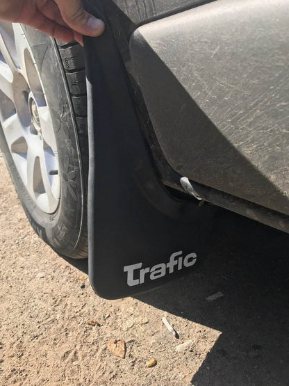 Splash guards (2-piece rubber) for Renault Trafic 2001-2015 - Reelken Auto