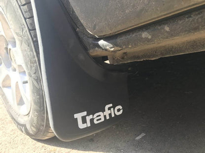 Splash guards (2-piece rubber) for Renault Trafic 2001-2015 - Reelken Auto