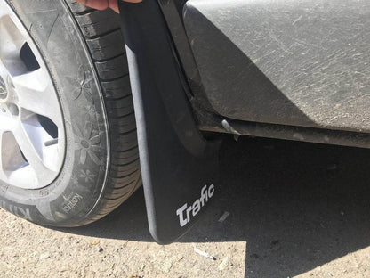 Splash guards (2-piece rubber) for Renault Trafic 2001-2015 - Reelken Auto