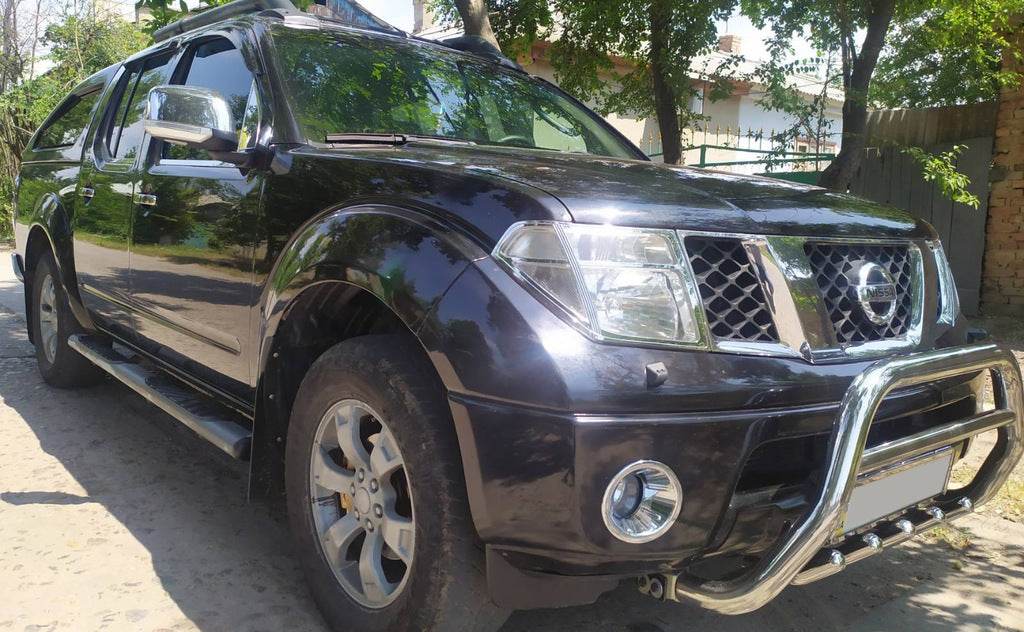 The WT003 bumper guard (stainless) for Nissan Navara 2006-2015 - Reelken Auto