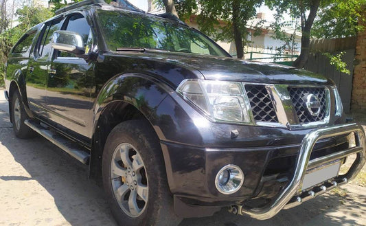 The WT003 bumper guard (stainless) for Nissan Navara 2006-2015 - Reelken Auto