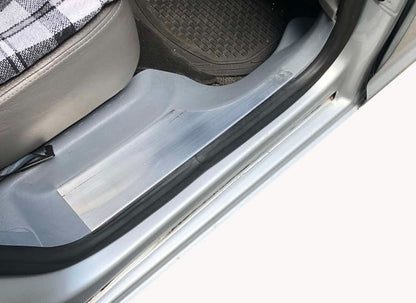 Interior sill guards (unmarked, steel) for Volkswagen Caddy 2004-2010 - image 1
