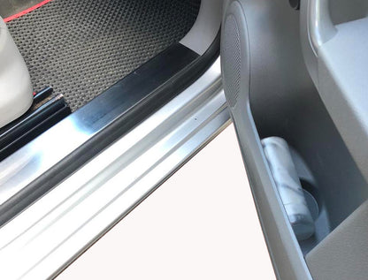 Interior sill guards (unmarked, steel) for Volkswagen Caddy 2004-2010 - image 3