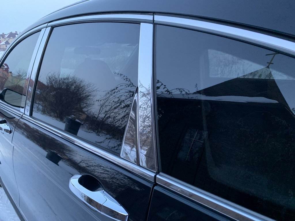 Door jamb molding (8 pcs., stainless steel) for Honda CRV 2007-2011 - Reelken Auto
