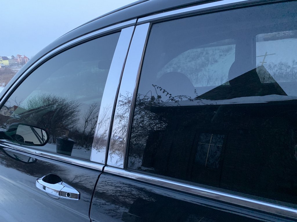 Stainless Steel Door Pillar Trim (8 pcs) for Honda CRV 2007-2011 - image 4