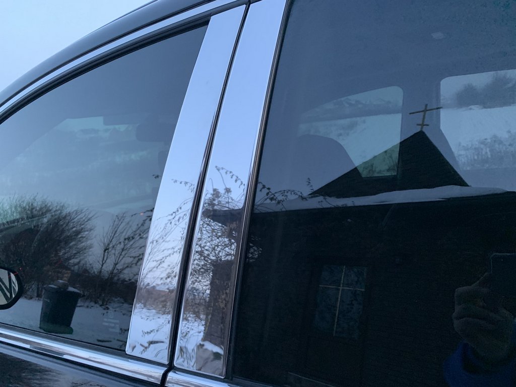 Stainless Steel Door Pillar Trim (8 pcs) for Honda CRV 2007-2011 - image 5