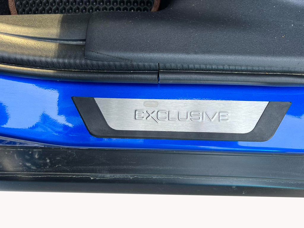 Door Sill Protectors Flexill (4pcs, Stainless Steel) for Mitsubishi ASX 2010-2023 - image 3