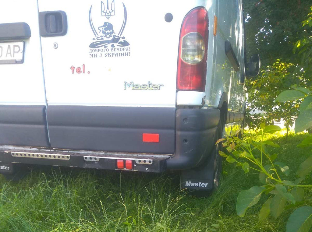 Premium Custom Fit Mud Flaps with Recess (2 pcs, Rubber) for Renault Master 1998-2010 - image 6