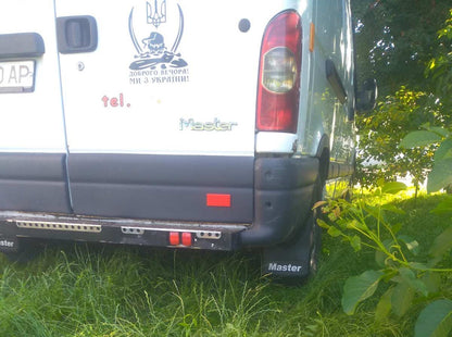 Premium Custom Fit Mud Flaps with Recess (2 pcs, Rubber) for Renault Master 1998-2010 - image 6