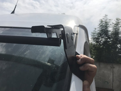 Windshield visor (black gloss, 5mm) for Mercedes Sprinter W901/902/903/904/905 1995-2006 - image 13