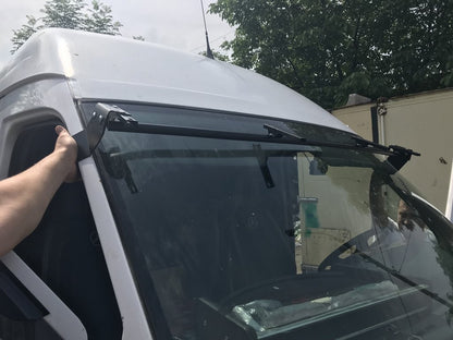 Windshield visor (black gloss, 5mm) for Mercedes Sprinter W901/902/903/904/905 1995-2006 - image 11