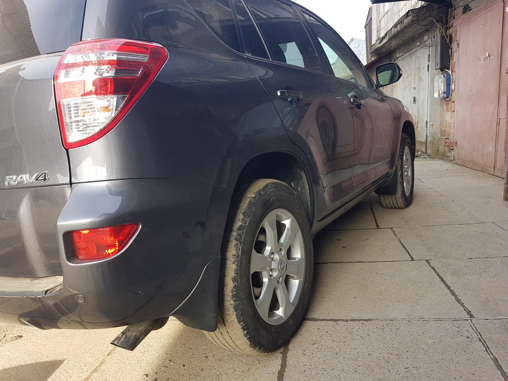 Set of original mud flaps (without extensions, 4 pcs) for Toyota Rav 4 2006-2013 - image 3