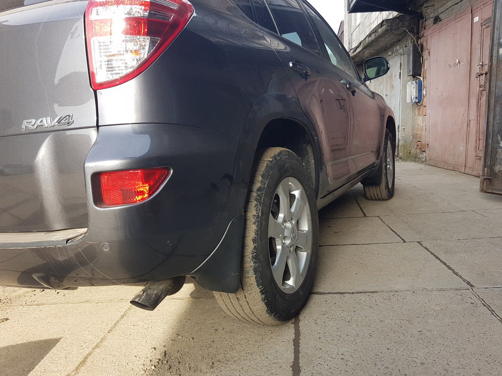 Set of original mud flaps (without extensions, 4 pcs) for Toyota Rav 4 2006-2013 - image 6
