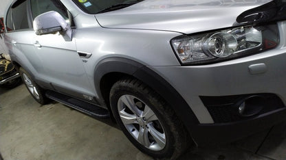 Lateral platforms Bosphorus Grey (2 pieces, aluminum) for Chevrolet Captiva 2006-2019 - image 3