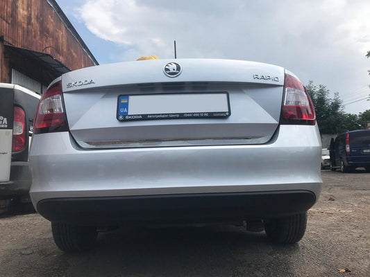 The edge of the trunk (stainless) for Skoda Rapid 2012-2019 - image 2