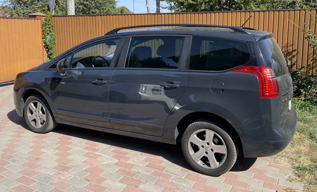 Roof Rails OmsaLine Solid (2 pcs, black) for Peugeot 5008 2009-2016 - image 1