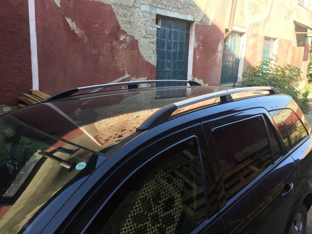 Aluminum rails (Caravan, chrome) for Opel Astra H 2004-2013 - Reelken Auto