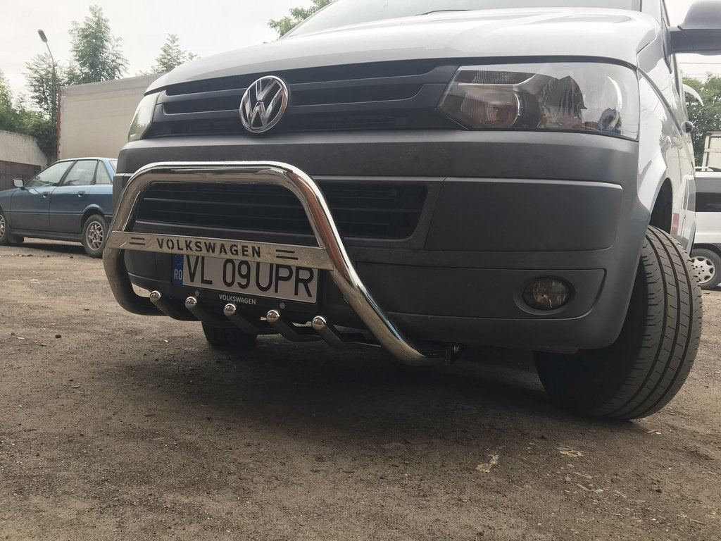 Bull Bar WT003 (Stainless Steel) for Volkswagen T5 2010-2015 - image 3