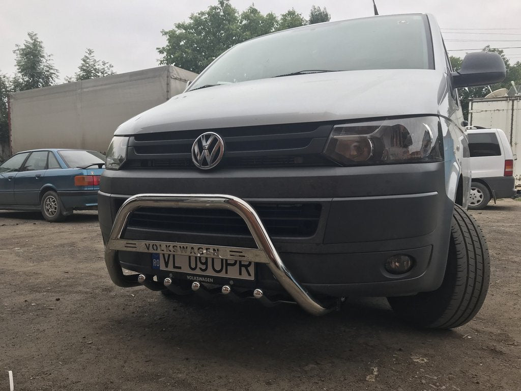The WT003 bumper guard (stainless) for Volkswagen T5 2010-2015 - image 4
