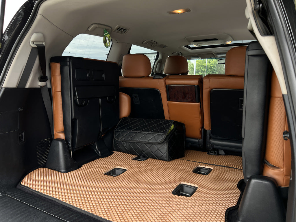 Trunk mat 2 pcs (EVA, 7 seats, brick) for Lexus LX570/450d 2008-2022 - image 3