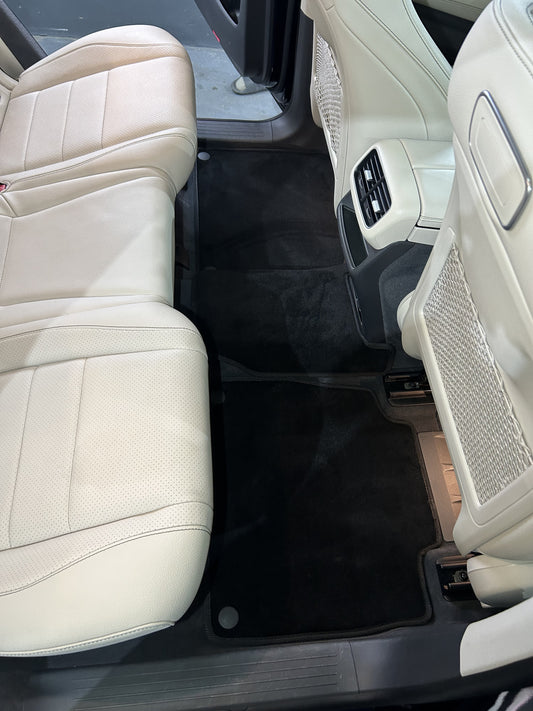 Textile Floor Mats Classic (Black) for Mercedes GLS X167 2019- - image 2