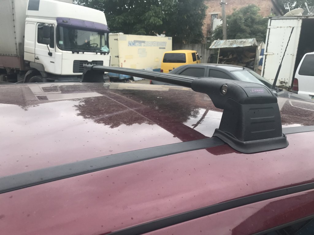 Roof rack for original mounting points (2 pcs, lockable) for Mercedes B-class W245 2005-2011 - image 3