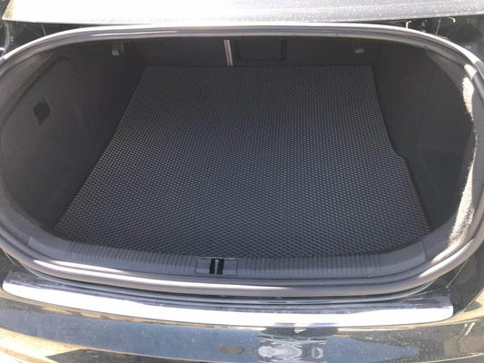 Sedan trunk mat (EVA, black) for Audi A6 C6 2004-2011 - Reelken Auto