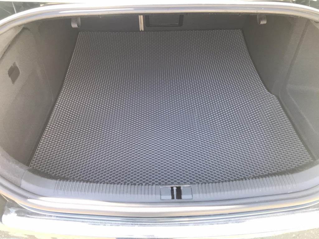 Sedan trunk mat (EVA, black) for Audi A6 C6 2004-2011 - Reelken Auto