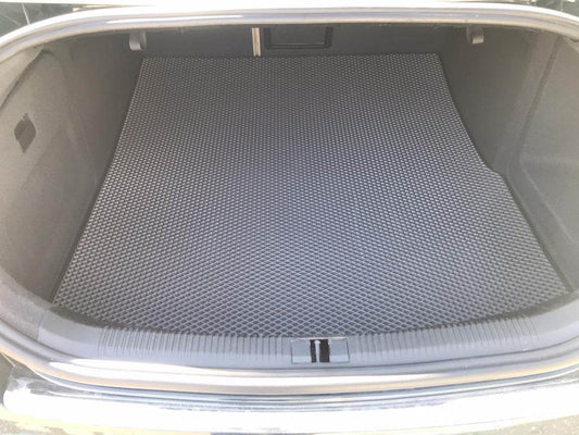 Sedan trunk mat (EVA, black) for Audi A6 C6 2004-2011 - Reelken Auto