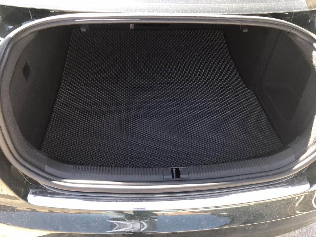 Sedan trunk mat (EVA, black) for Audi A6 C6 2004-2011 - Reelken Auto
