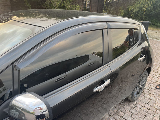 Window Deflectors (4 pcs, HIC) for Nissan Leaf 2010-2017 - image 2