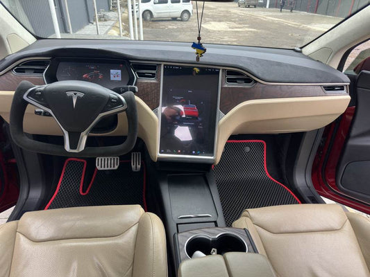EVA mats (black) for Tesla Model X - Reelken Auto