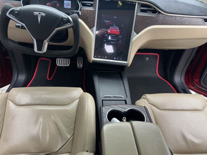 EVA mats (black) for Tesla Model X - Reelken Auto