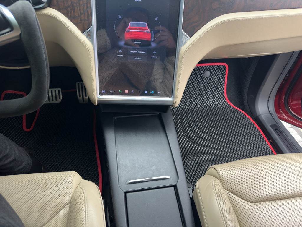 EVA mats (black) for Tesla Model X - Reelken Auto