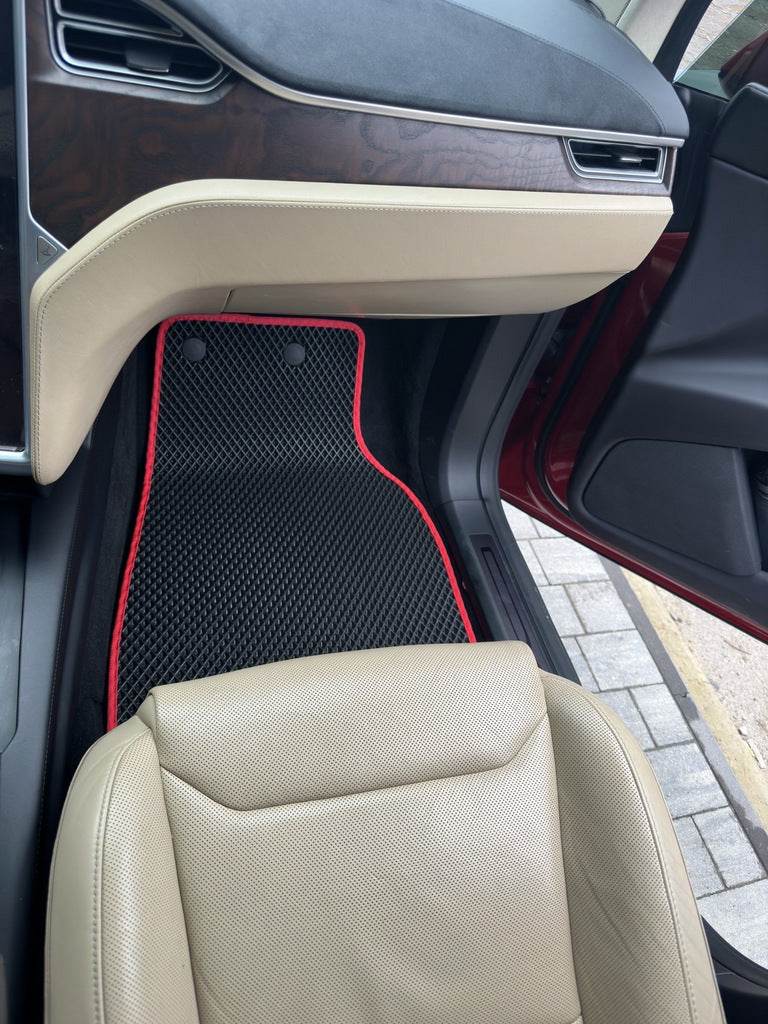 EVA mats (black) for Tesla Model X - Reelken Auto