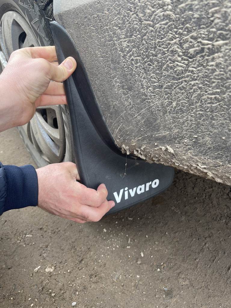 Rear mud flaps (set) for Opel Vivaro 2015-2019 - Reelken Auto
