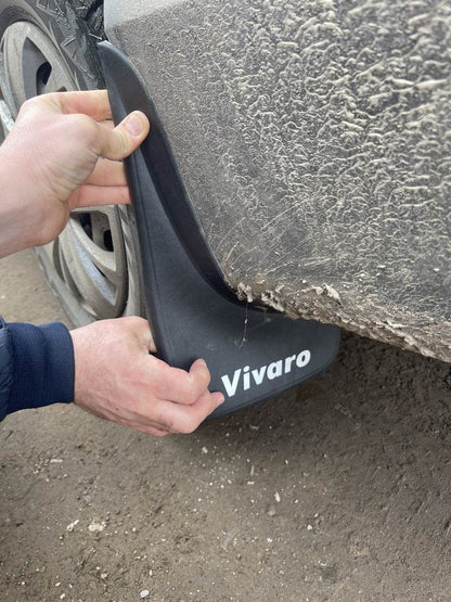 Rear mud flaps (set) for Opel Vivaro 2015-2019 - Reelken Auto