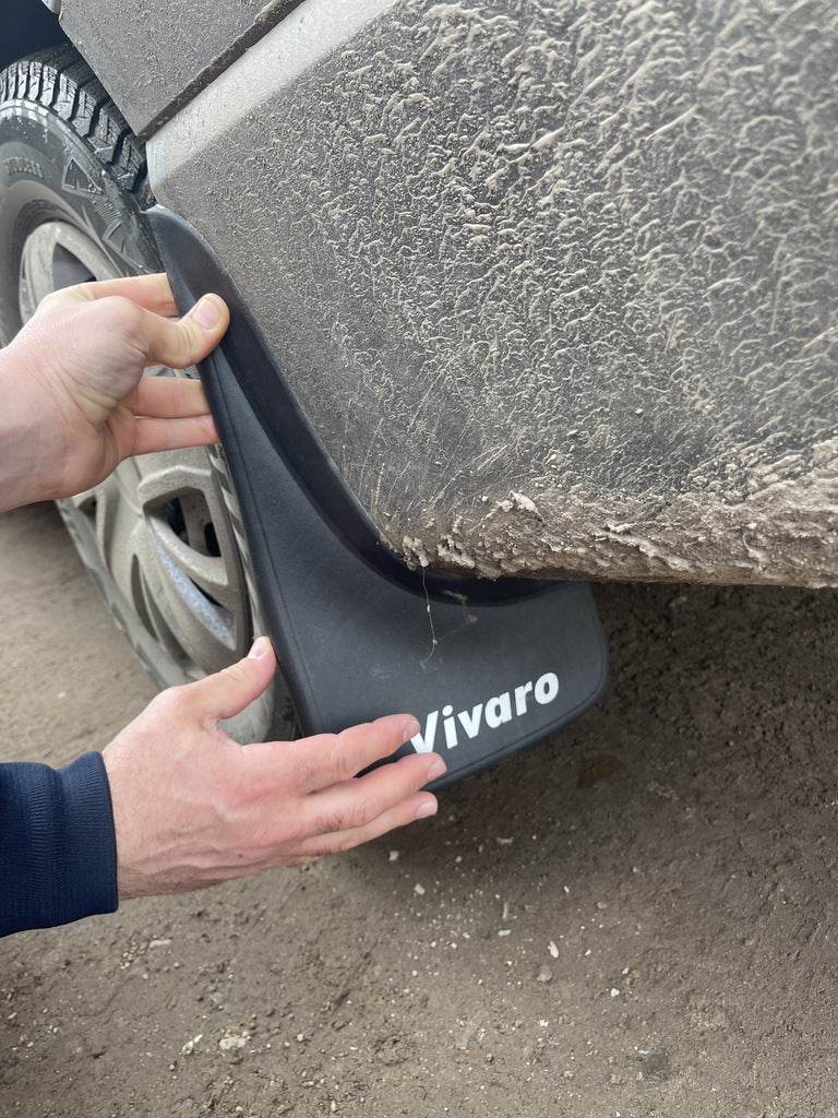 Rear mud flaps (set) for Opel Vivaro 2015-2019 - Reelken Auto