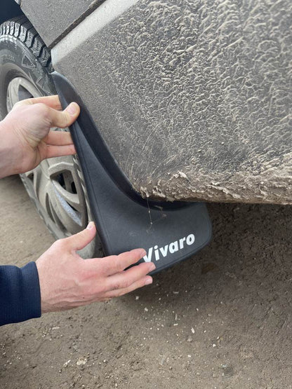 Rear mud flaps (set) for Opel Vivaro 2015-2019 - Reelken Auto